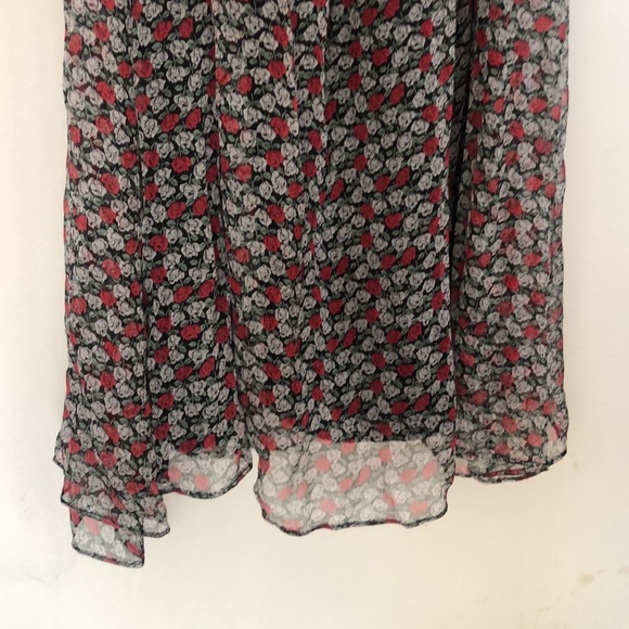 KITE & BUTTERFLY FLORAL 3 TIER FLOWY MAXI DRESS - Picture 6 of 11